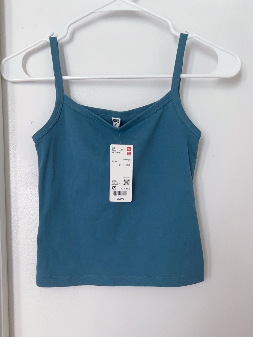 uniqlo Blue Camisole Tank Top